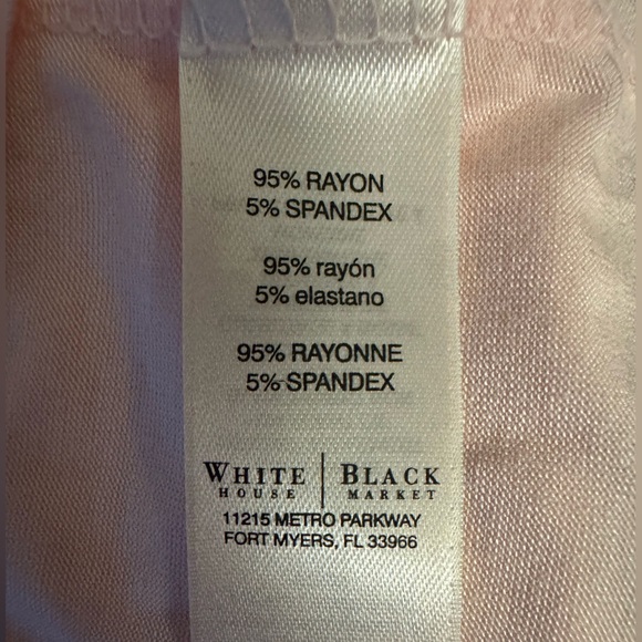 White House Black Market Pink Long Sleeve Relaxed Blouse - Picture 5 of 6